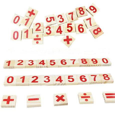 Children's Counting Stick Kindergarten Montessori Mathematics Teaching Tool Baby Early Education Digital Stick Toy - V.I.P Digital Presence