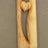 Three-dimensional wooden red heart cross love ornaments to commemorate relatives' tombstone inserts crucifix inserts - V.I.P Digital Presence