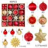 Christmas decoration 6cm electroplated ball plastic ball special-shaped painted Christmas ball gift Christmas tree pendant - V.I.P Digital Presence