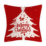 Red Snowflake Deer Pillow Cover Christmas Tree Cushion Cover Home Decoration Pillow Cover Combination - V.I.P Digital Presence