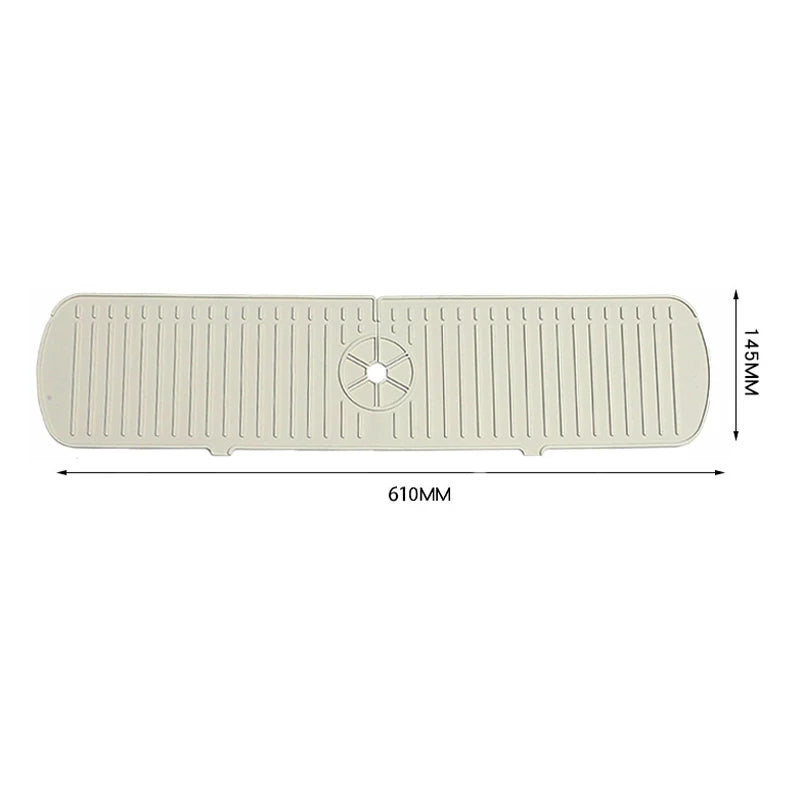 Kitchen Faucet Splash Pad Silicone Sink Faucet Splash Guard Mat Sponge Drain Rack Countertop Protector for Bath Kitchen Gadgets - V.I.P Digital Presence