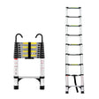 8.5FT telescopic ladder made of aluminum alloy, versatile folding telescopic ladder with hooks and triangular support frame - V.I.P Digital Presence