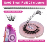 DIY false eyelashes set whole cut eyelashes European and American thick curling travel size eyelash combination - V.I.P Digital Presence