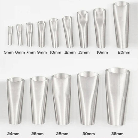 14 PCS Duck Type Glue Nozzle Mighty Caulking Finisher glass glue nozzle stainless steel glue nozzle - V.I.P Digital Presence