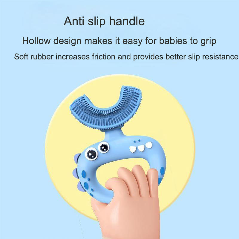Cepillo de dientes para niños Tiktok cepillo de dientes de silicona para bebés