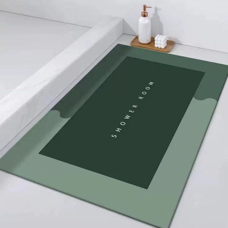 Soft cushion floor mat absorbent foot mat bathroom non-slip quick-drying toilet door carpet bathroom door mat - V.I.P Digital Presence