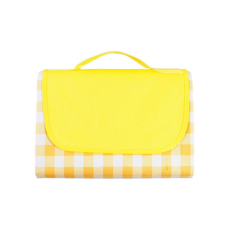 Esterilla de picnic para exteriores, resistente a la humedad, para camping, portátil, con cojín, gruesa, impermeable, para tienda de campaña