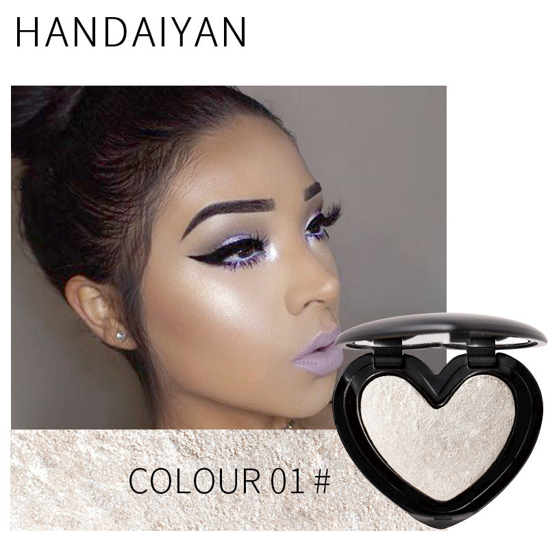 HANDAIYAN Three-Dimensional Repair And Makeup Love Highlighting Powder And Eye Shadow Dual Use - V.I.P Digital Presence