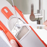 Mandoline Slicer, Vegetable Cutter, Strips Julienne Dicer (Orange) - V.I.P Digital Presence