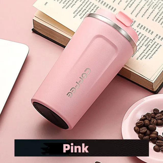 tainless Steel Coffee Cup Travel Thermal Mug Leak-Proof Thermos Bottle Tea Coffee Mug Vacuum Flask Insulated Cups - V.I.P Digital Presence