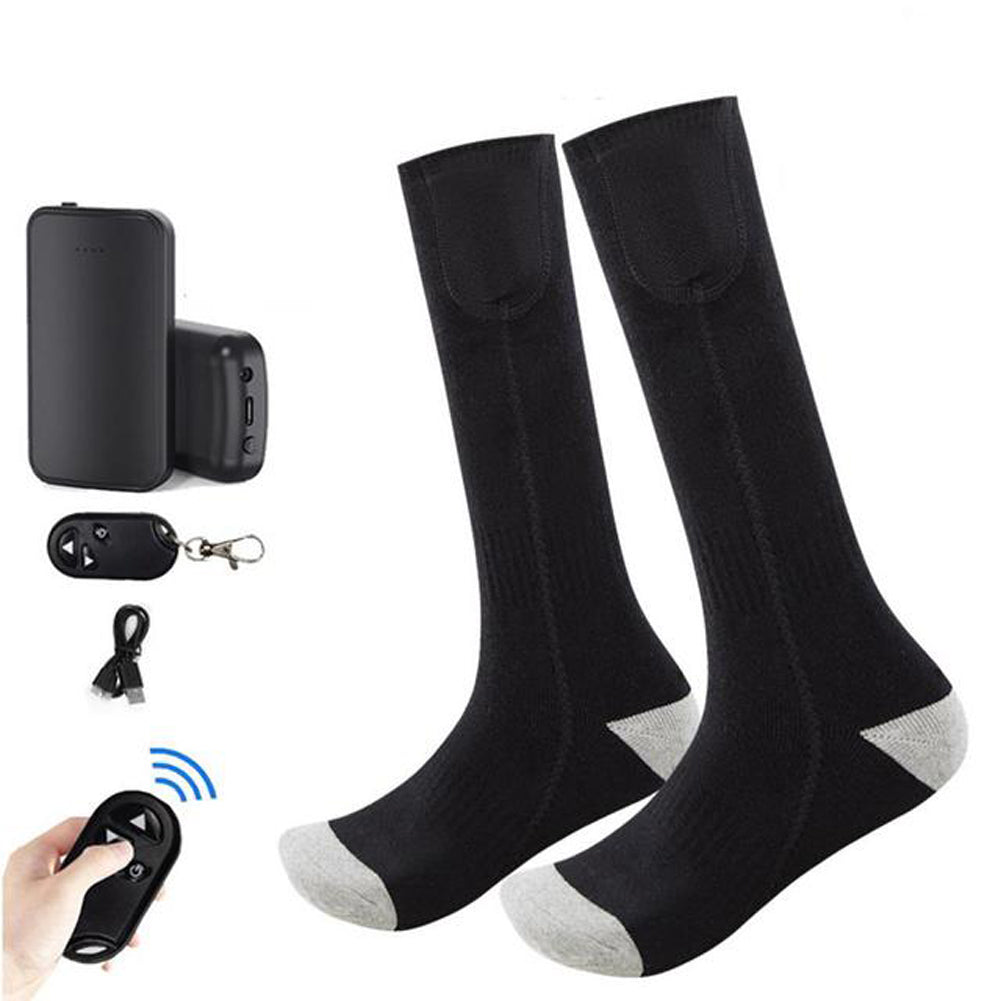 New Men And Women Remote Control Electric Socks Outdoor Cold Proof Warm Keeping Heating Socks USB Charging Heating Socks In Winter - V.I.P Digital Presence