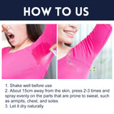 Underarm Deodorant Spray, Fresh Underarm Odor Portable Deodorant Anti-Perspirant Spray