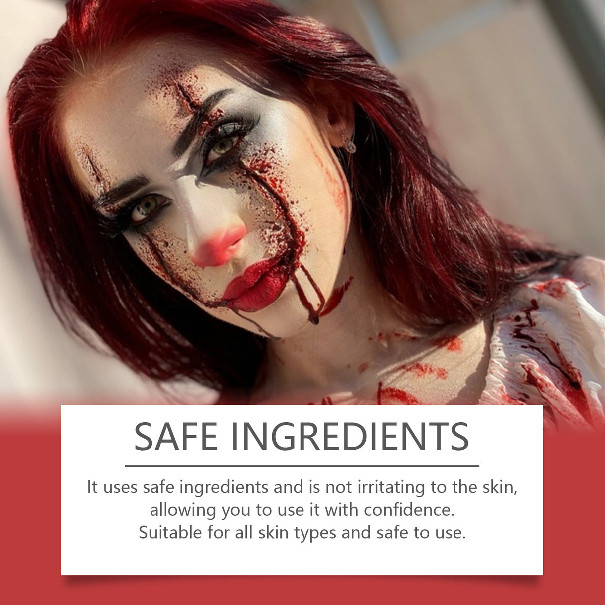 Halloween Fake Blood Cream Can Wash Fake Blood Vampire Zombie Blood Halloween Prank Props - V.I.P Digital Presence