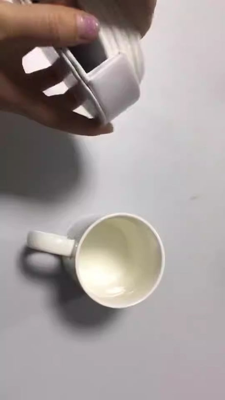 Creative PU leather coaster Exquisite insulated tea water cushion Square leather coaster - V.I.P Digital Presence