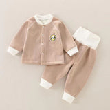 Children's Autumn And Winter Warm Suit Baby Spring And Autumn Plus Fleece Outer Wear Tops Pants Men And Women Baby Two Sets - V.I.P Digital Presence
