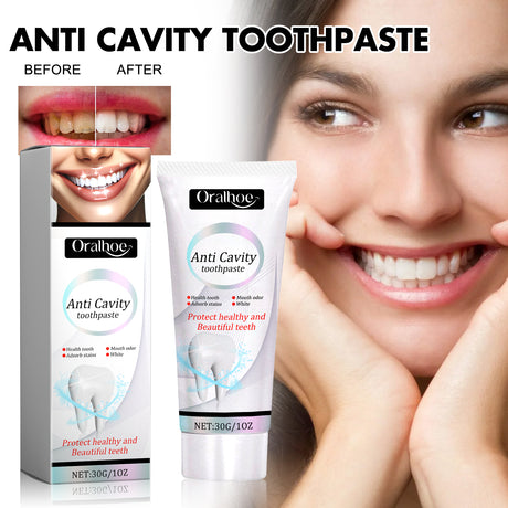 Anti Cavity Toothpaste, Deep Clean Tartar Stain Whitening Mouth Protection Fresh Breath Cleaning Toothpaste - V.I.P Digital Presence