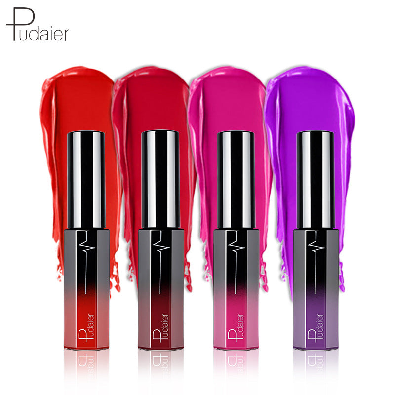 Pudaier 36 Color Matte Lip Gloss Lip Liner Matte Matte Lip Glaze Lipstick Pencil - V.I.P Digital Presence