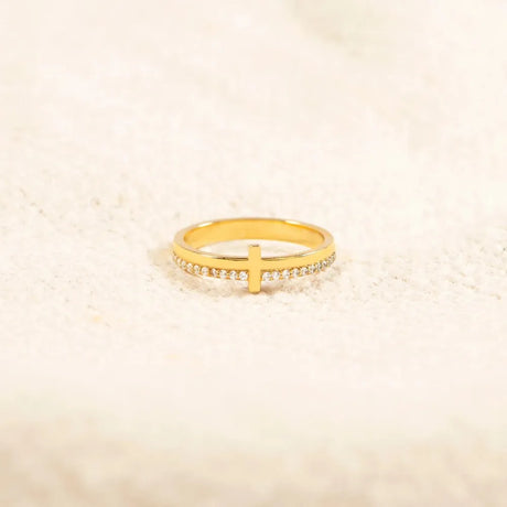 925 Sterling Silver Cross Ring - V.I.P Digital Presence