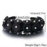 Fashionable fabric pearl flower headband - V.I.P Digital Presence