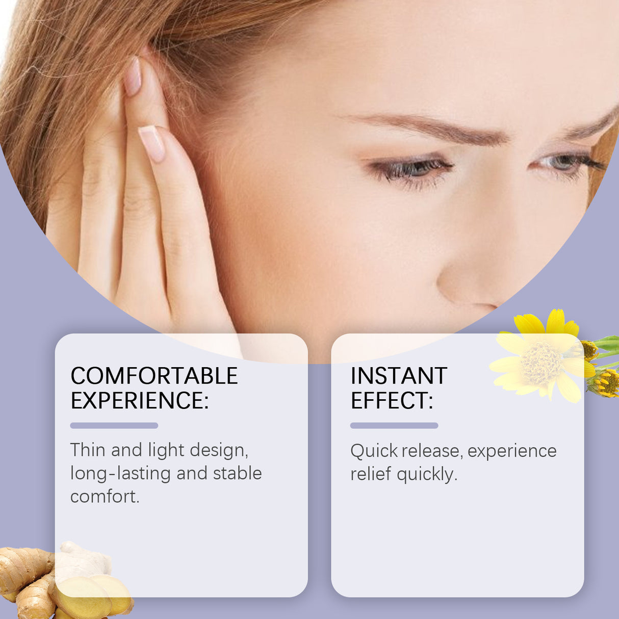 Ear Care Patch Soothing Ear Comfort Gentle Repair External Ear Acupoint Body Care Patch