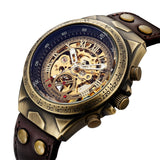 SHENHUA Men's Fashion Hollow out Watch Antique Fully Automatic Mechanical Watch - V.I.P Digital Presence