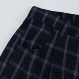 Street Trend Retro Plaid Casual Pants Men's Sportswear High Street Vibe Loose Plaid Wide Leg Straight Trousers - V.I.P Digital Presence