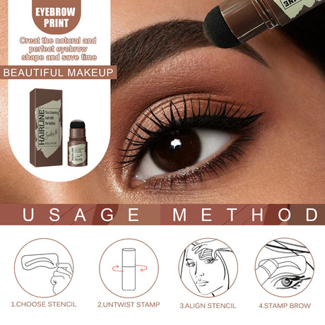 Hairline Brow Print Brow Cake Hairline Brow Print Natural Lazy Eyebrows Quick Makeup Brow Print - V.I.P Digital Presence
