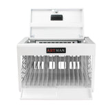 16 Bay Charging Cabinet for Laptop Chromebook Locking Charging Station-WHITE - V.I.P Digital Presence