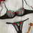 Underwear three-point sexy mesh embroidery perspective fun lingerie set women's T-pants temptation - V.I.P Digital Presence