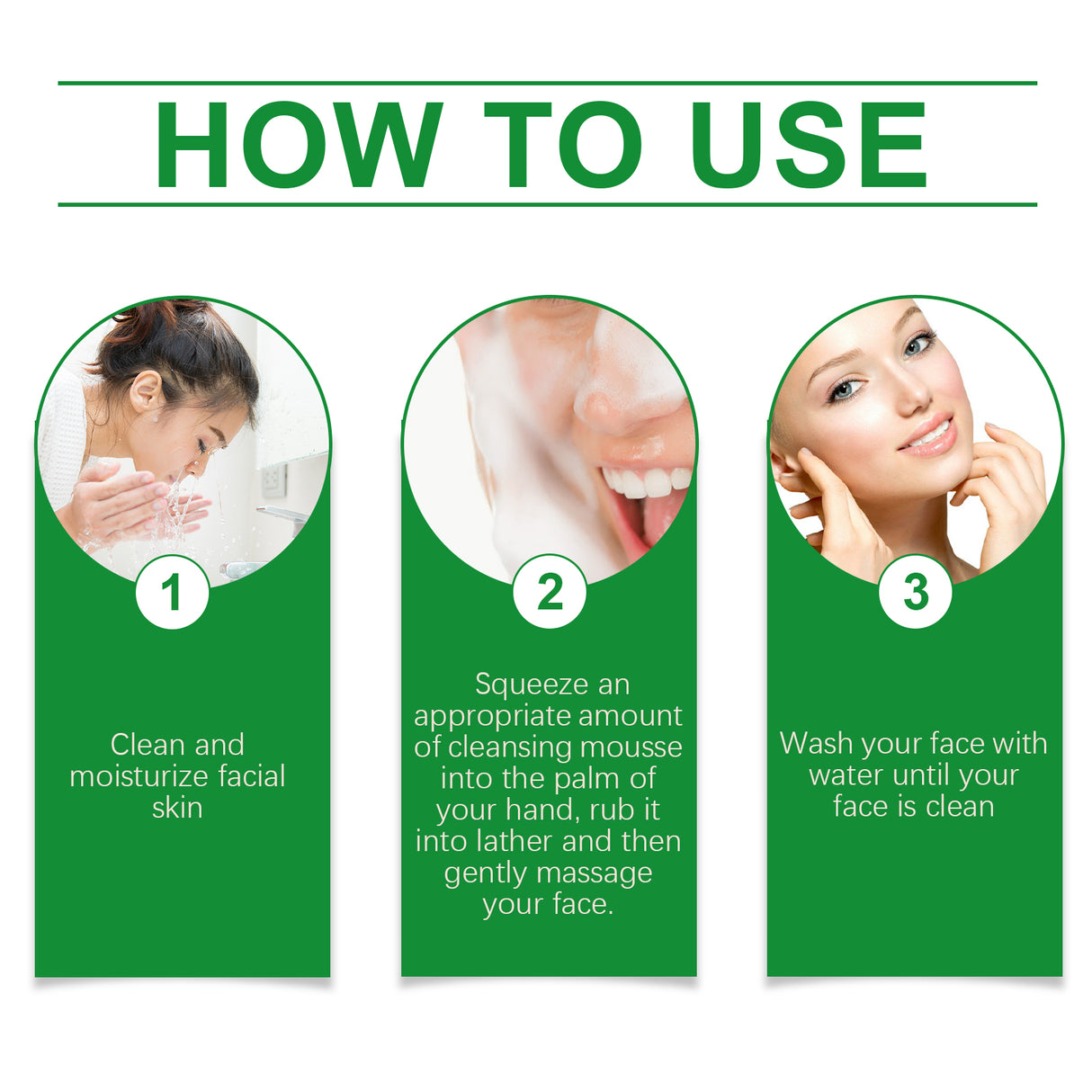 Aloe Vera Cleansing Foam Face Gently Cleanses Skin And Pores, Hydrates And Controls Oil, Moisturizes And Is Not Tight