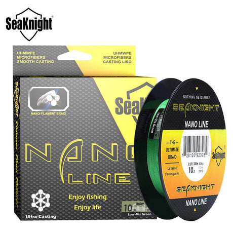 SeaKnight NANO 100M 300M 4 Strands Braided Fishing Lines Multifilament PE Fishing Line 4LB 6LB 8LB 10LB  Diameter 0.07-0.12mm - V.I.P Digital Presence