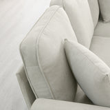 [VIDEO provided] [New] 108*85.5" Modern U Shape Sectional Sofa 7 Seat Fabric Sectional Sofa Set - V.I.P Digital Presence