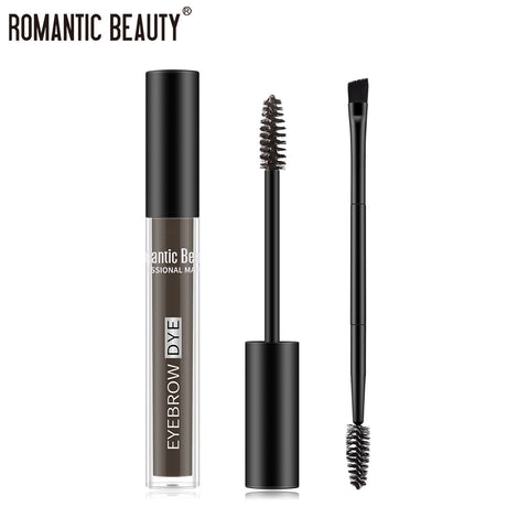 Romantic Beauty Two-Headed Brow Brush For Long-Lasting Styling Waterproof Perspiration-Proof Brow Dye - V.I.P Digital Presence