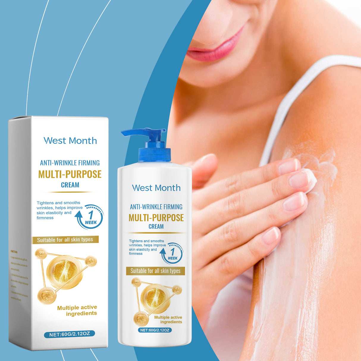 Skin Firming Cream, Soothing Skin Wrinkles Repair Hydrating Moisturizing Firming Body Cream - V.I.P Digital Presence