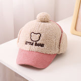 Children's Hat Autumn/Winter Ear Protection Warm Hat Boys' Corduroy Duck Tongue Hat Girls' Winter Fashion Baseball Hat - V.I.P Digital Presence