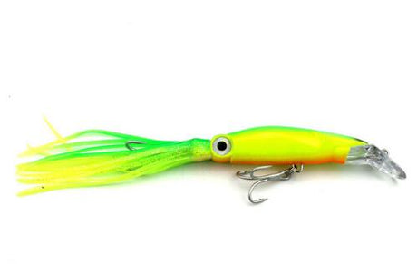 LEO Lifelike Big Octopus Squid Jig Fishing Lure 14cm/40g Hard Plastic Artificial Bait - V.I.P Digital Presence