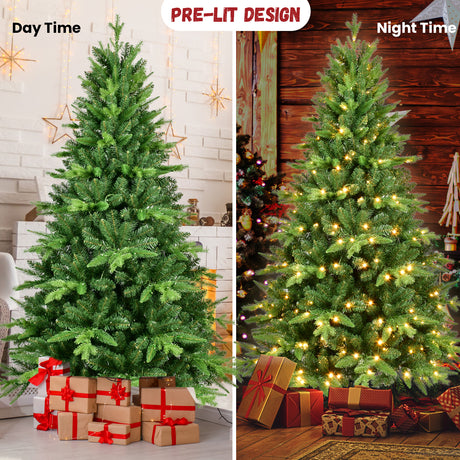 6FT PE&PVC Prelit Christmas Tree - V.I.P Digital Presence