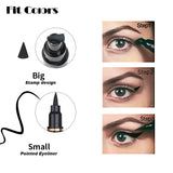 Fit Colors Double Headed Triangle Wing Seal Waterproof, Sweat-Proof And Non Smudged Liquid Eyeliner - V.I.P Digital Presence