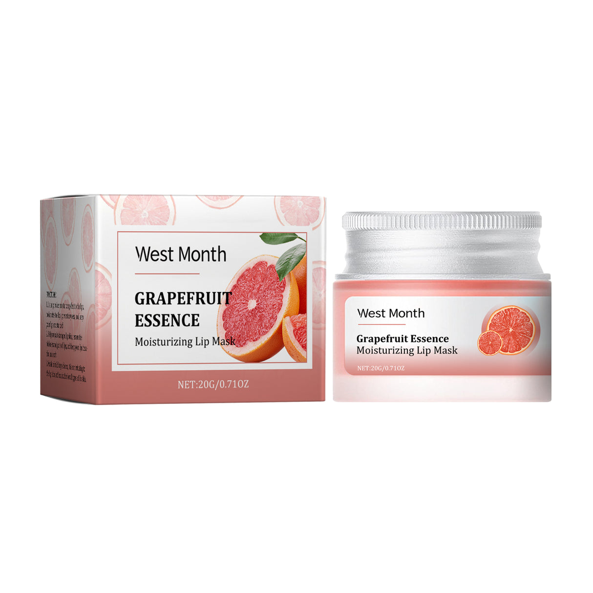 Grapefruit Moisturizing Lip Mask Effectively Nourishes Lips, Brightening And Moisturizing Lips