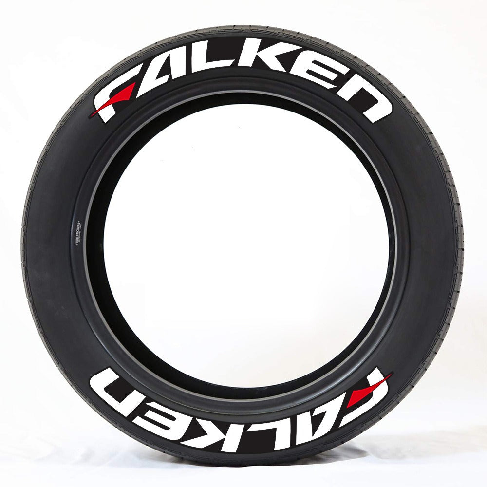 New Connected Car Tire Stickers, Tire Letter Stickers, English Letter 3D Stereoscopic Stickers - V.I.P Digital Presence