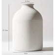 Matte Black Metal Vase: For Dried Flowers, Wedding Gifts, and Home Decor - V.I.P Digital Presence