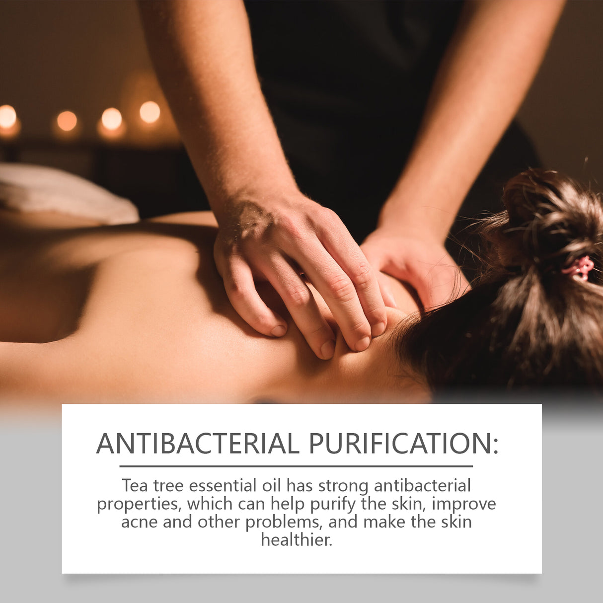 Tea Tree Essential Oil, Body Care Plant Essential Oil Massage Oil Skin Care Moisturizing Moisturizing Soft Moist Shine