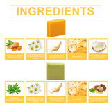 Turmeric Herbal Beauty Soap Deep Cleansing Moisturizing Refreshing Oil Control Body Care Bath Soap - V.I.P Digital Presence