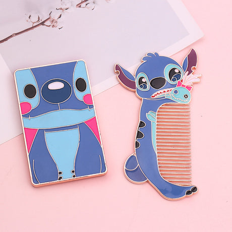 Stitch Doll Styling Comb Makeup Mirror Stitch Hair Comb Giveaway Gift - V.I.P Digital Presence