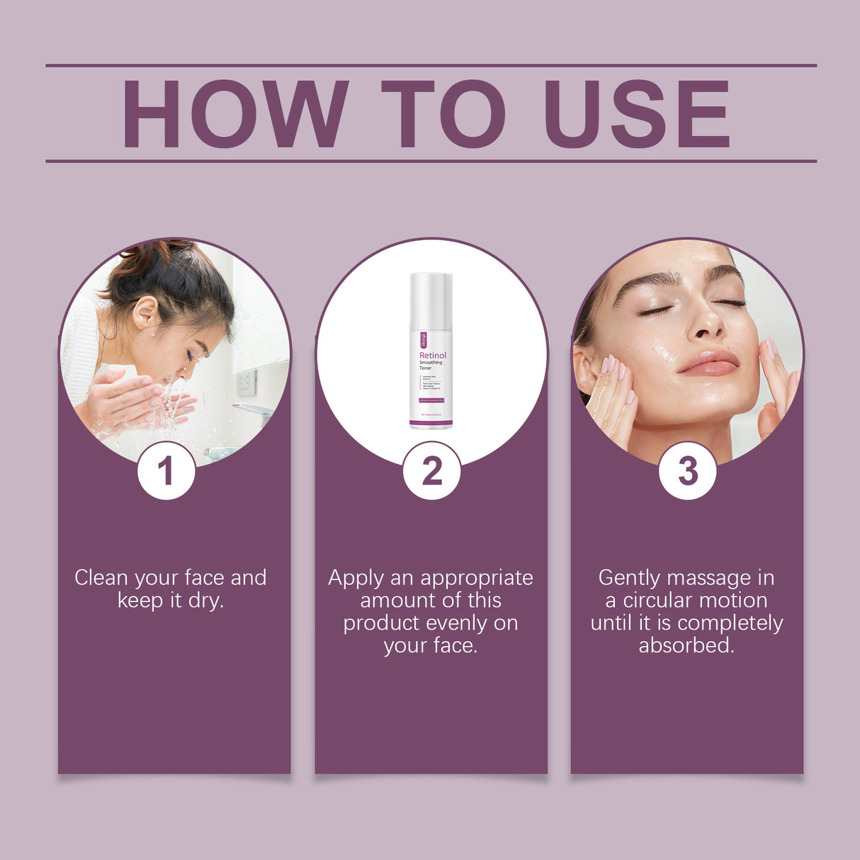 Retinol Hydrating Toner Moisturizes The Skin, Protects Fine Lines And Brightens The Undertone