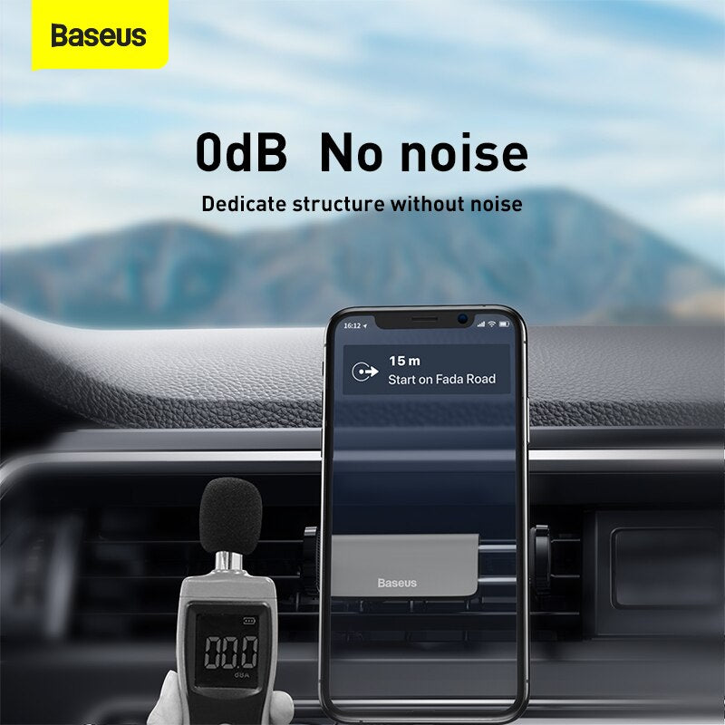Baseus Car Phone Holder Air Vent Stand for Iphone XS 11 Samsung 4.7-6.5 Inch Mobilephone Auto Support Mount Car Phone Bracket - V.I.P Digital Presence
