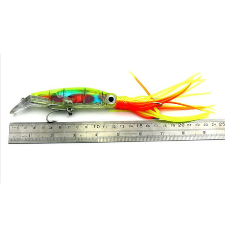 LEO Lifelike Big Octopus Squid Jig Fishing Lure 14cm/40g Hard Plastic Artificial Bait - V.I.P Digital Presence