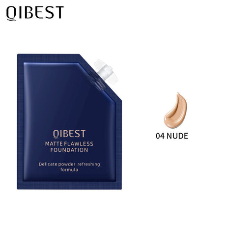 QIBEST Liquid Foundation Long Lasting Makeup Concealer Moisturizing Brightening Matte Portable Volume Repairing Liquid - V.I.P Digital Presence