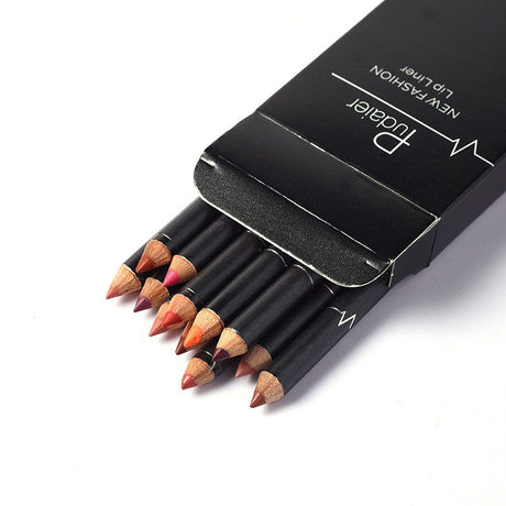 Pudaier twelve-color lip liner foreign trade waterproof non-fading matte velvet lipstick pen - V.I.P Digital Presence