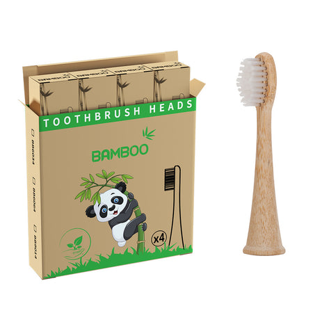 Suitable for Philips electric toothbrush natural bamboo biodegradable bamboo toothbrush head made of bamboo - V.I.P Digital Presence